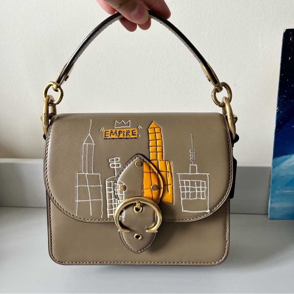 RARE - Coach X Jean Michel Basquiat Beat Bag 18